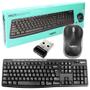 Imagem de Combo wireless teclado e mouse mk270 preto 920-004433 logitech