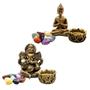 Imagem de Combos Estátua de Buda + Ganesha + 2 Castiçais + 2 kit 7 Pedras dos Chakras