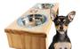 Imagem de Comedouro 2 em 1 cão e gato tigelas de água/comida elevada