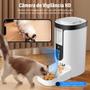 Imagem de Comedouro Automático Inteligente Cães e Gatos Pet 4L APP Câmera Comando De Voz e Temporizador