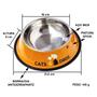 Imagem de Comedouro Bebedouro Inox Para Pet Cachorro Gato Com 2 Pratos