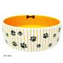 Imagem de Comedouro De Cerâmica Antiderrapante P/Cães E Gatos Amarelo