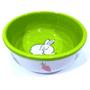 Imagem de Comedouro de Porcelana p/ Coelhos Verde - The Pets Brasil