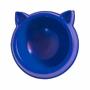 Imagem de Comedouro DuraPets Luxo Azul para Gatos 100ml