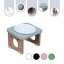 Imagem de Comedouro Elevado Pet Gato MDF Colors - Porcelana - Verde
