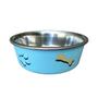 Imagem de Comedouro Gato Cachorro Antiderrapante Premium Inox 800ml A