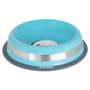 Imagem de Comedouro Inox com Anel de Silicone Ghart Prestige Azul 850ml - GermanHart