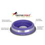 Imagem de Comedouro Inox com Anel Silicone GermanHart Prestige Roxo G