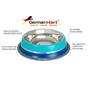 Comedouro Inox GermanHart Dual Azul - German Hart Imagem de Comedouro Inox GermanHart Dual Azul - German Hart