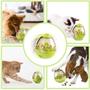 Imagem de Comedouro Interativo Petisco Ração Cães Gatos Brinquedo Pet Brinquedo interativo para cães e gatos Ball 