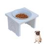 Imagem de Comedouro Pet Cachorro Elevado MDF Simple - Porcelana