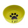 Imagem de Comedouro Pet Injet Cerâmica Eat Amarelo para Cães - 390ml