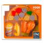 Imagem de Comida Brincar Kit Pizza Frango Frito Pipoca 8905 - Dorémi