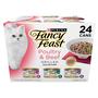 Imagem de Comida úmida para gatos Fancy Feast, aves e carne bovina grelhadas 24x85g