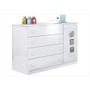 Imagem de Cômoda 01 Porta e 04 Gavetas Livia Branco - Phoenix