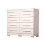 Imagem de Cômoda 100% Mdf 8 Gavetas Nalu Acp Móveis Branco