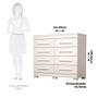 Imagem de Cômoda 111,60cm 8 Gavetas 100% MDF Lantana Espresso Móveis
