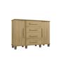 Imagem de Cômoda 2 Portas 4 Gavetas com Sapateira Barcelona