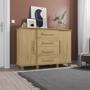 Imagem de Cômoda 2 Portas 4 Gavetas com Sapateira Barcelona