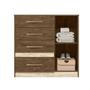 Imagem de Cômoda 4 Gavetas e 1 Porta Vênus Castanho Wood Avelã Wood 707381 Moval