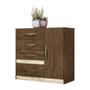 Imagem de Cômoda 4 Gavetas e 1 Porta Vênus Castanho Wood Avelã Wood 707381 Moval