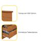 Imagem de Cômoda 4 Gavetas em Mdf/mdp Lua Espresso Móveis