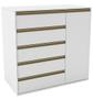Imagem de Cômoda 5 Gavetas 1 Porta Multiuso MDF Select Belmax