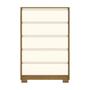 Imagem de Cômoda 5 Gavetas Madison Casa 812 Nature Com Off White