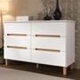 Imagem de Cômoda 6 Gavetas 100% MDF Logan Mambel