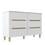 Imagem de Cômoda 6 Gavetas 100% MDF Logan Mambel