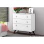 Imagem de Cômoda Casal RT 3018 c/ 3 Gavetas Branco - Movelbento