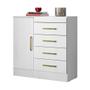 Imagem de Cômoda com 1 Porta e 4 Gavetas Multimóveis CR40115