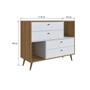 Imagem de Cômoda com 4 gavetas e 2 nichos 110CM