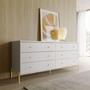 Imagem de Cômoda com 6 Gavetas Jasper - Branco