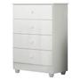 Imagem de Cômoda de Bebê Soft Life 4 Gavetas Branco - Tigus