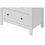 Imagem de Cômoda de Quarto Horizontal Maggiore c/ 6 Gavetas Amendoa/Off White - Lopas