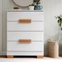 Imagem de Cômoda de Quarto Napoles com 4 Gavetas em MDF MDP  Design Moderno e Compacto
