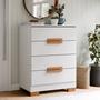 Imagem de Cômoda de Quarto Napoles com 4 Gavetas em MDF MDP  Design Moderno e Compacto