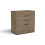 Imagem de Cômoda de Quarto S824 c/ 4 Gavetas Nogueira - Kappesberg