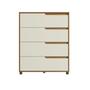 Imagem de Cômoda em Mdf com 4 Gavetas 80cm X 104cm X 45cm Monet