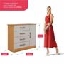 Imagem de Cômoda Florença 4 Gavetas com Sapateira