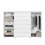 Imagem de Cômoda Fontana 2 Portas e 7 Gavetas Branco Fosco - Móveis Albatroz