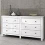 Imagem de Comoda horizontal maggiore c/06 gav new - branco - lopas