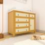 Imagem de Cômoda Infantil 5 Gavetas 1 Porta Tudor Plus Timber
