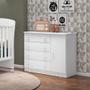 Imagem de Cômoda Infantil Doce Sonho Qmovi Branco