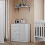 Imagem de Cômoda Infantil Lívia Branco Brilho - Canaã