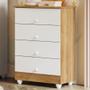 Imagem de Cômoda Lia Soft em MDF com 4 Gavetas Tigus Baby