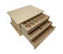 Imagem de Comoda Lisa Mdf Com 3 Gavetas Mdf