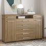 Imagem de Cômoda London 7 Gavetas 2 Portas com Rodízios 7130 Demóbile