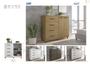 Imagem de Cômoda Maitê Fluence 4 Gavetas 2 Portas 1,20 M Móveis Paraná